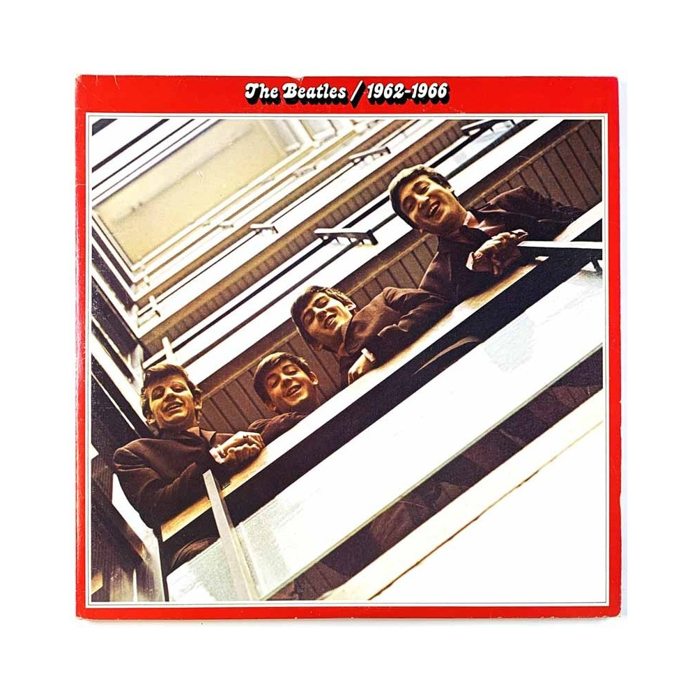 Beatles LP Punainen tupla 1962-1966 2LP  kansi VG+ levy EX- LP