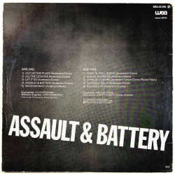 Rose Tattoo LP Assault & battery  kansi VG- levy EX- LP