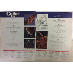 Guitar Player 1989 No.Nov Joe Satriani,John Lee Hooker