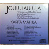 Mattila Karita CD Minun Joululauluja  kansi EX levy EX Käytetty CD