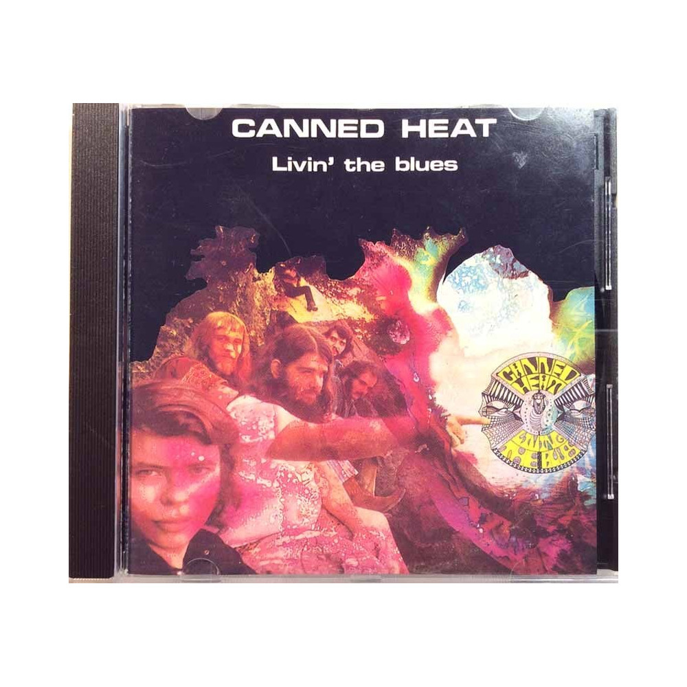 Canned Heat CD Livin' The Blues  kansi EX levy EX Käytetty CD