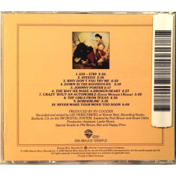 Cooder Ry CD Borderline  kansi EX levy EX Käytetty CD