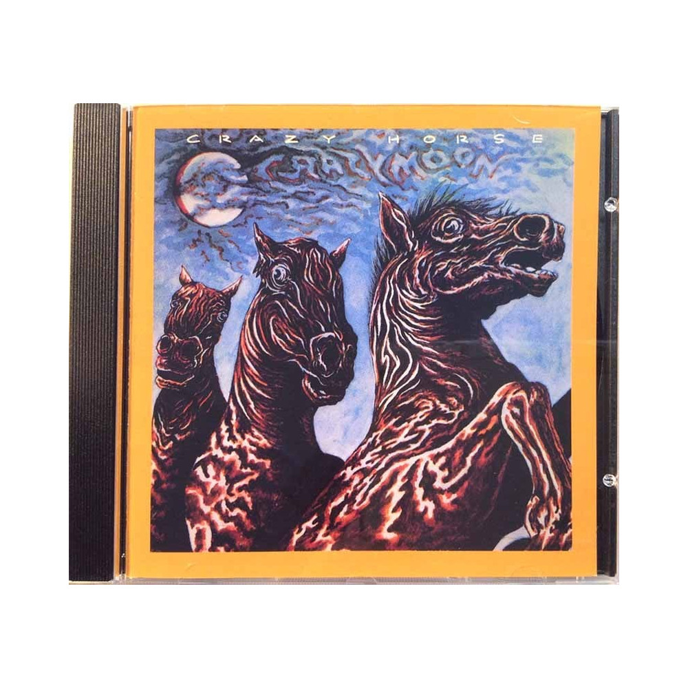 Crazy Horse CD Crazy Moon  kansi EX levy EX Käytetty CD