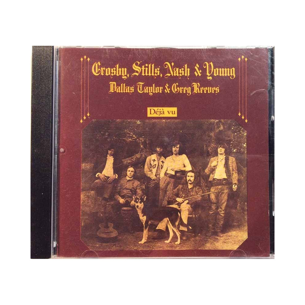 Crosby, Stills, Nash & Young CD Deja Vu  kansi EX levy EX Käytetty CD