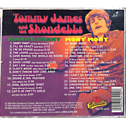 Tommy James & The Shondells 1966/66 COL CD 6410 Hanky Panky / Mony Mony CD Begagnat