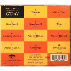 Trio Töykeät 1993 518.453-2 G'DAY CD Begagnat