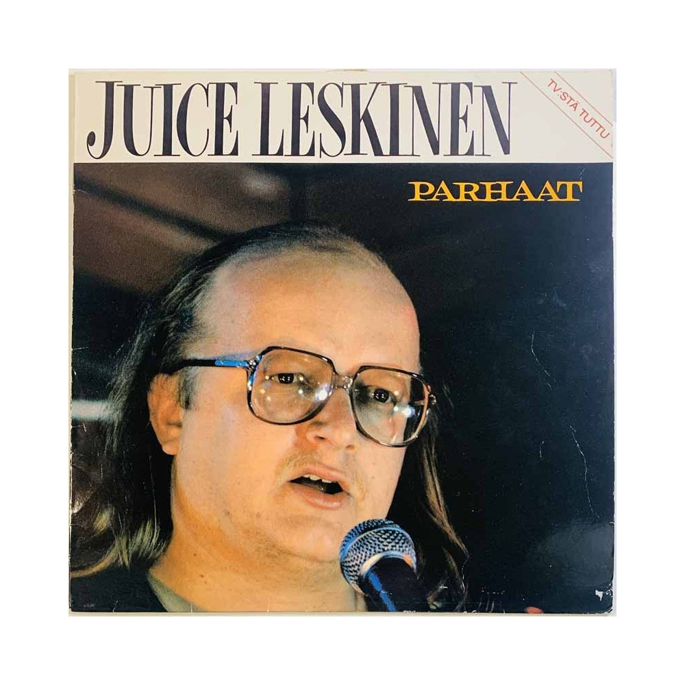 Leskinen Juice LP Parhaat TV:stä tuttu  kansi VG- levy VG+ Käytetty LP