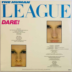 Human League LP Dare! (Made in Finland painos)  kansi EX levy EX Käytetty LP