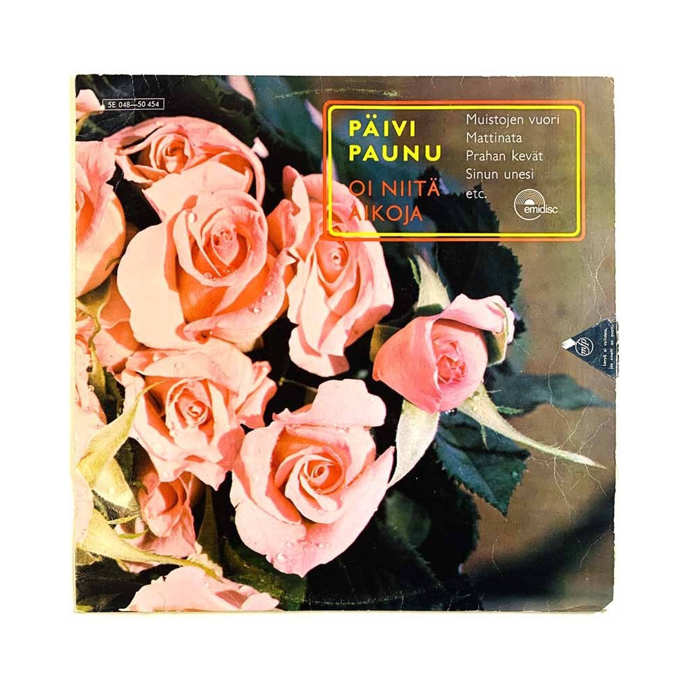 Paunu Päivi 1971 5E 048-50 454 Oi niitä aikoja Begagnat LP