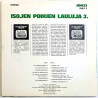 Isot pojat ja tytöt, Jani Uhlenius LP Isojen poikien lauluja 3.  kansi G levy EX Käytetty LP