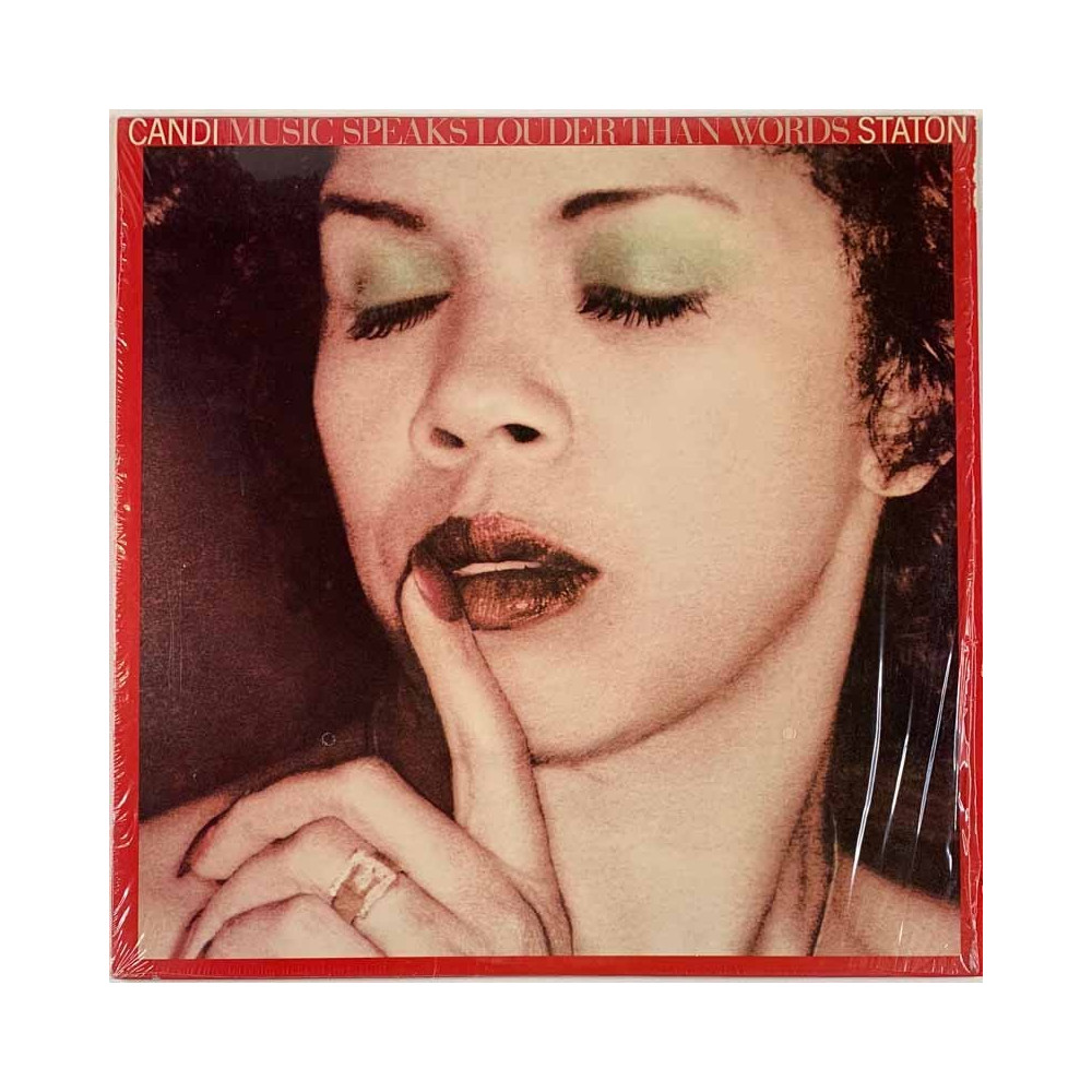 Staton Candi LP Music speaks louder than words  kansi EX levy EX Käytetty LP