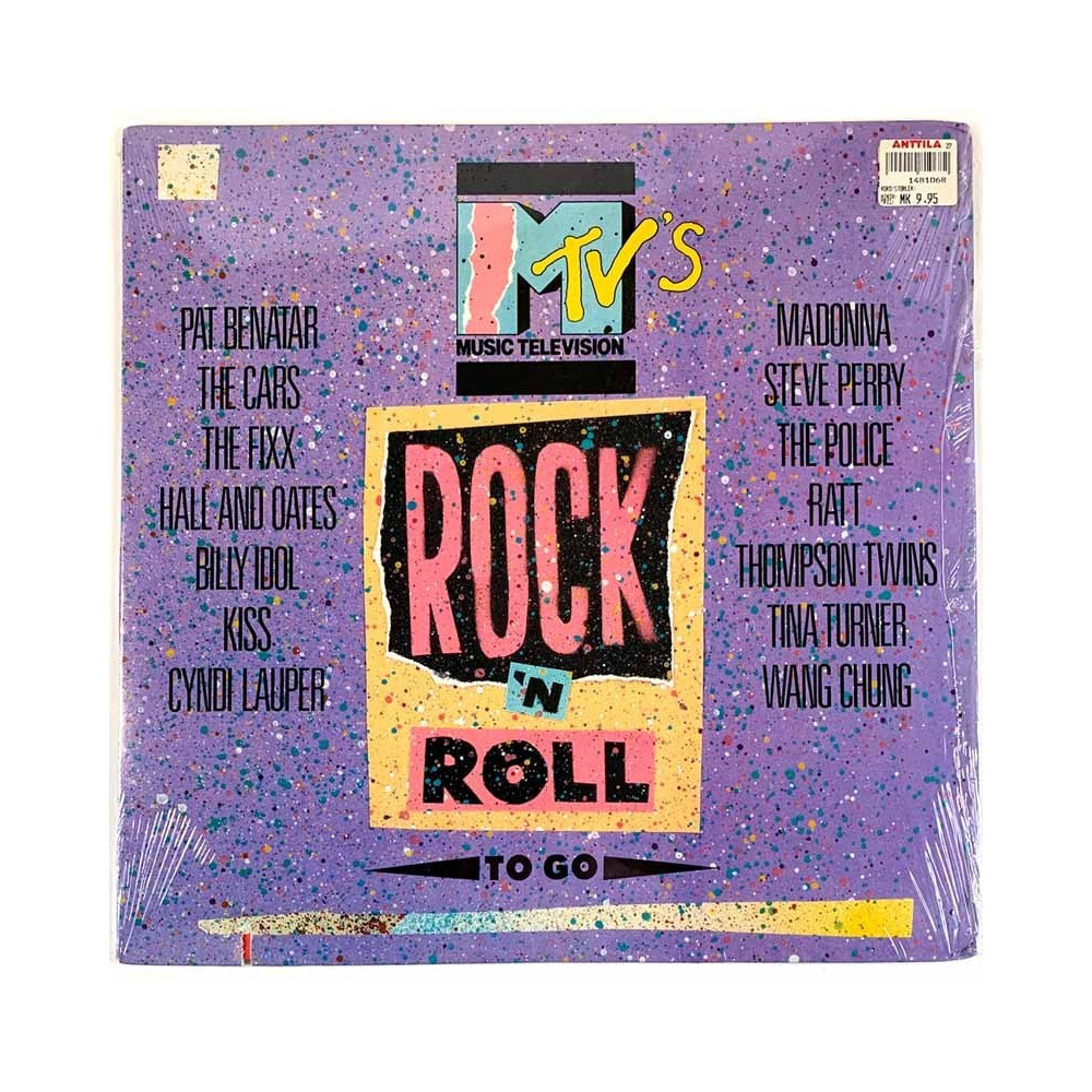 Kiss, Ratt, Pat Benatar, Madonna ym. LP MTV's Rock 'N Roll To Go  kansi EX levy EX Käytetty LP