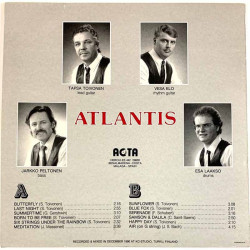 Atlantis LP Atlantis -90  kansi EX- levy EX Käytetty LP