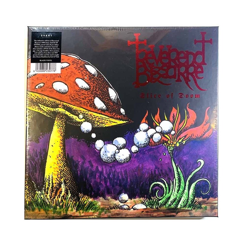 Reverend Bizarre LP Slice Of Doom black vinyl 4LP + DVD - LP