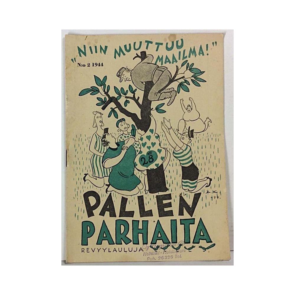 Pallen Parhaita revyylauluja 1944 No.N:o 2  ( 28 ) Palle