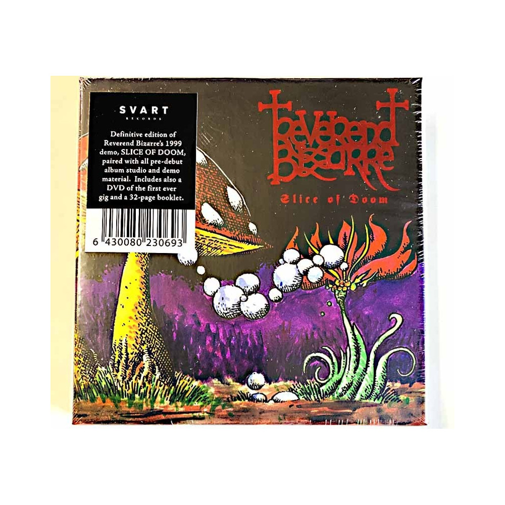 Reverend Bizarre 1995,1999,2000,2001 SRE608CD Slice Of Doom DVD + 3CD CD