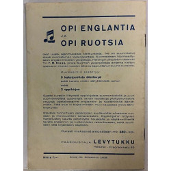 Laulukkeita ja Tanssisäveleitä 1940 No.12 Matti Jurva