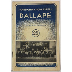 Tanssiorkesteri tanssiuutuuksia 1934 No.25 Dallape