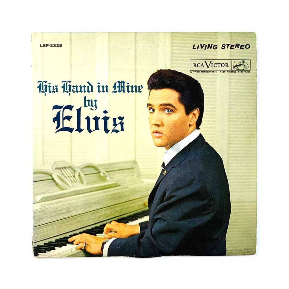 Elvis LP His hand i mine by Elvis  kansi VG- levy EX- Käytetty LP