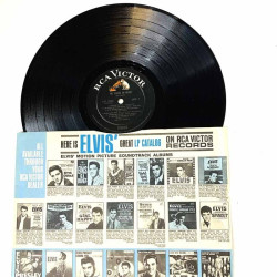 Elvis LP His hand i mine by Elvis  kansi VG- levy EX- Käytetty LP