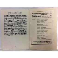 Tanssiorkesteri tanssiuutuuksia 1934 No.25 Dallape