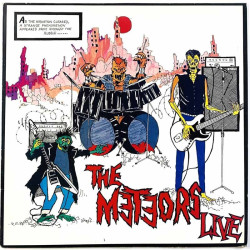 Meteors LP Live  kansi EX levy EX Käytetty LP