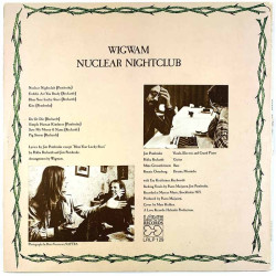 Wigwam LP Nuclear Nightclub  kansi VG- levy EX- Käytetty LP