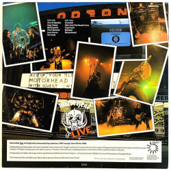 Motörhead LP No Sleep 'Til Hammersmith, Suomi-painos  kansi VG+ levy EX- Käytetty LP
