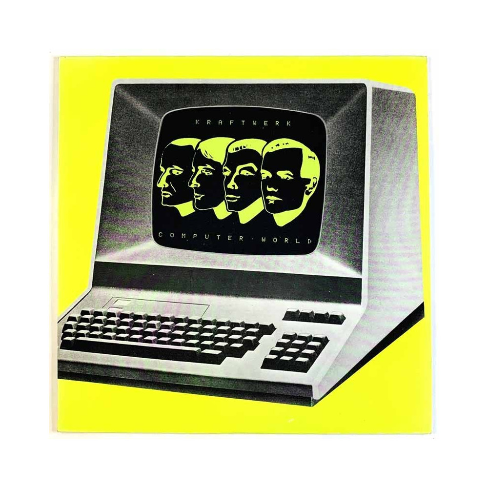 Kraftwerk LP Computer World  kansi EX levy EX Käytetty LP