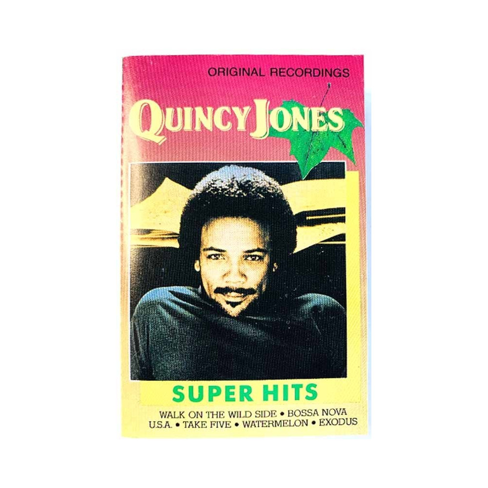 Jones Quincy: Super Hits kansipaperi EX , musiikkikasetin kunto EX käytetty kasetti
