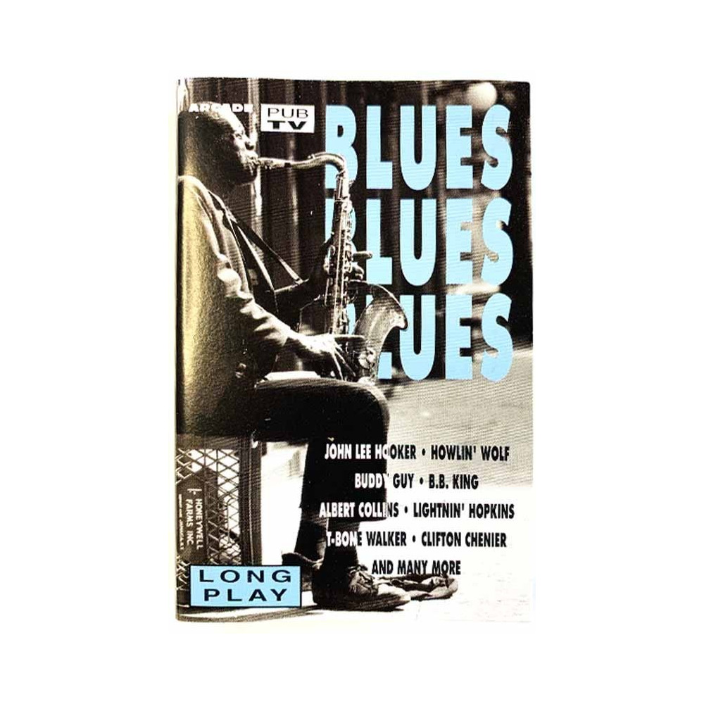 Albert Collins, johnny Winter, Buddy Guy: Blues Blues Blues kansipaperi EX , musiikkikasetin kunto EX käytetty kasetti