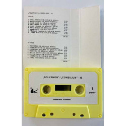 Polyphon / Consilium: 15 kansipaperi EX , musiikkikasetin kunto EX käytetty kasetti