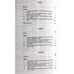 Ulkomaankauppa osa 1 1990 : Utrikeshandel, Foreign trade - Något använd bok