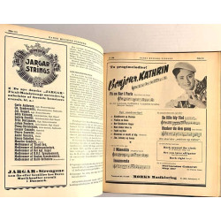 Dansk Musiker Tidende 1956 1956 1-12 Tanskan muusikkolehti vuosikerta sidottu kirjaksi Käytetty kirja