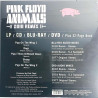 Pink Floyd LP Animals (4 siivua) LP CD Blu-ray DVD - LP