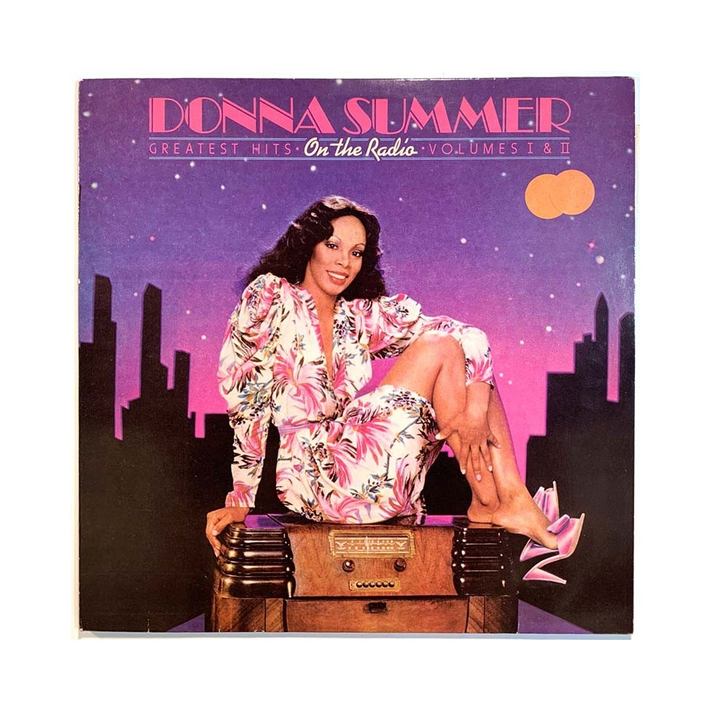 Summer Donna LP Greatest Hits volumes I & II 2LP On the Radio  kansi EX- levy EX Käytetty LP