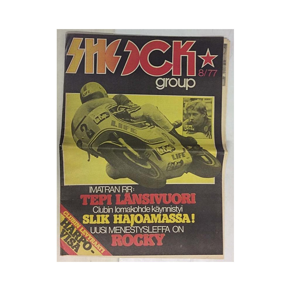 Shock group 1977 No.8 Teppo Länsivuori,Rocky,Slik