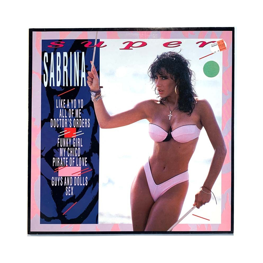 Sabrina LP Super Sabrina  kansi EX levy EX Käytetty LP
