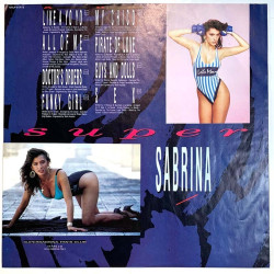 Sabrina LP Super Sabrina  kansi EX levy EX Käytetty LP