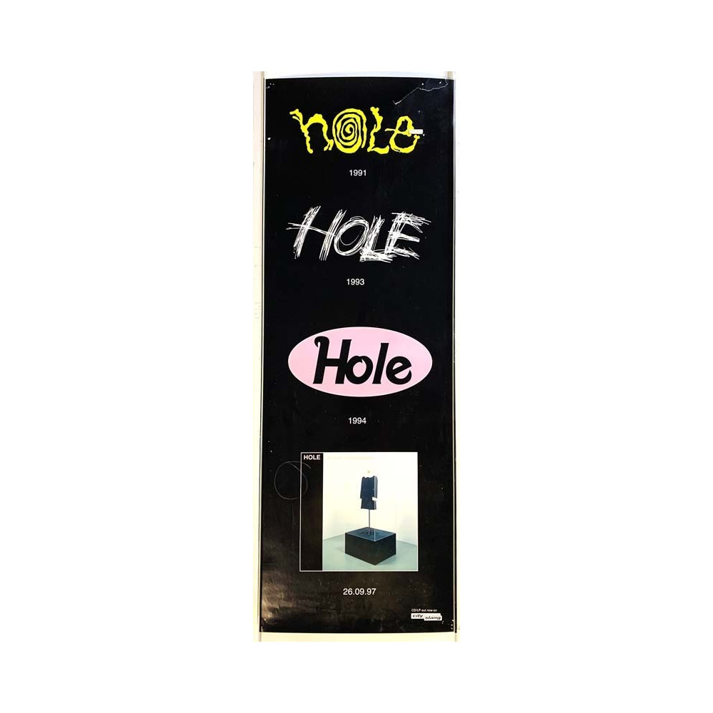 Hole: My Body, Hand Grenade, Begagnat Poster, år 1997 bredd 29cm  höjd 83 cm Promoaffisch