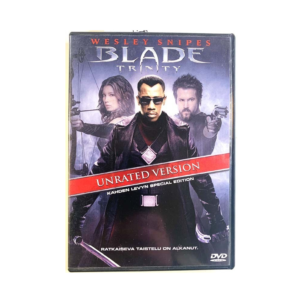 DVD - Elokuva DVD Blade Trinity 2DVD  kansi EX levy EX Käytetty DVD