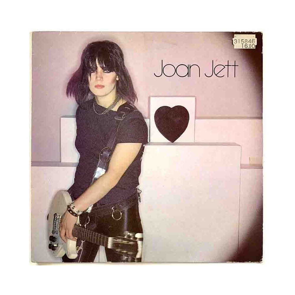 Jett Joan LP Joan Jett -80  kansi VG+ levy EX Käytetty LP