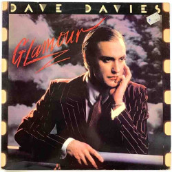 Davies Dave LP Glamour  kansi VG+ levy VG+ Käytetty LP