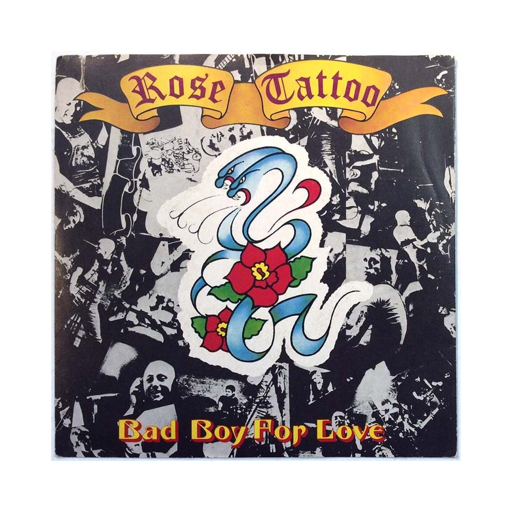 Rose Tattoo 1981 G 18720 Bad boy for love / Rock 'N' Roll outlaw begagnad singelskiva