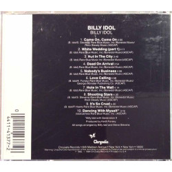 Idol Billy Käytetty CD-levy Billy Idol -82  kansi EX levy EX Käytetty CD