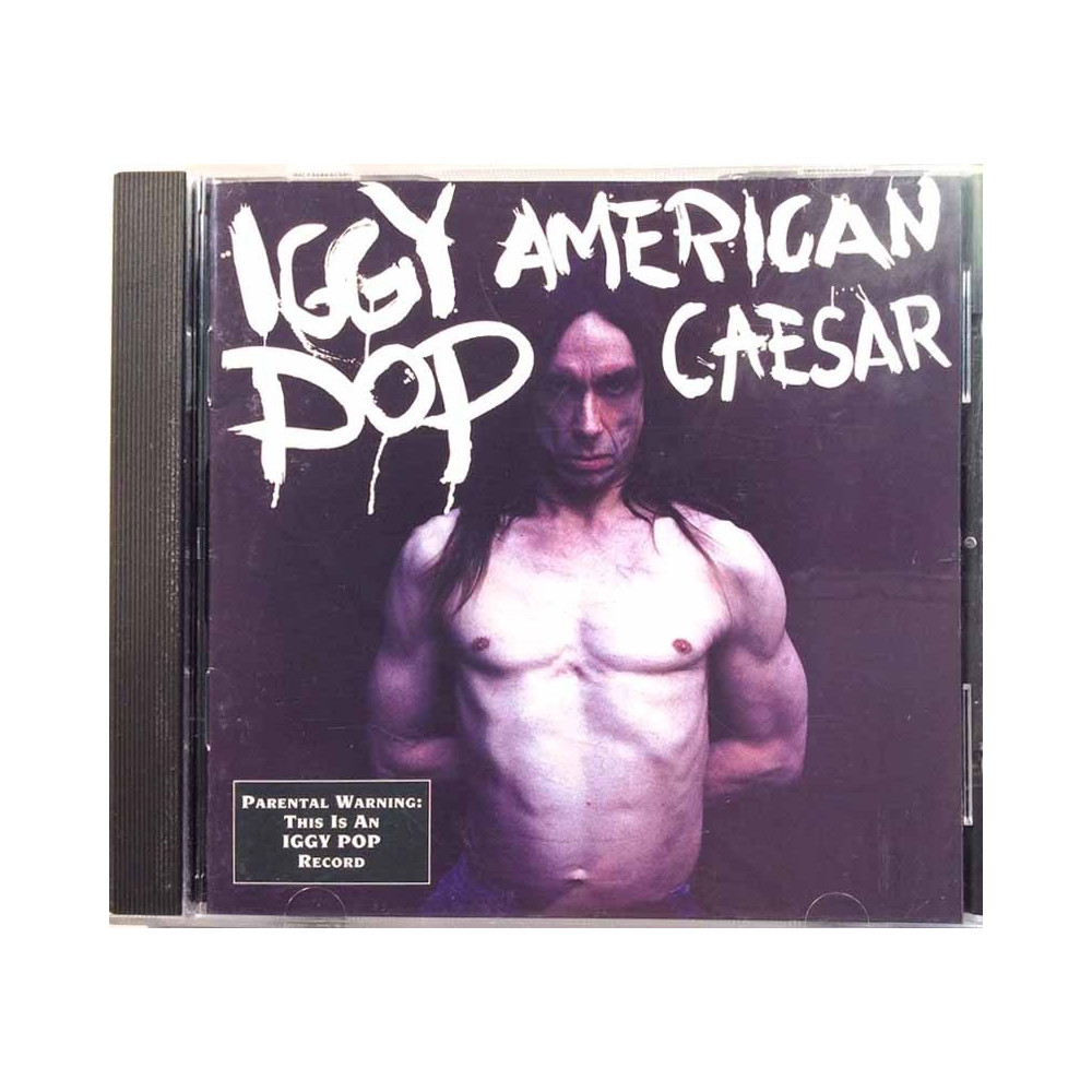 Iggy Pop Käytetty CD-levy American Caesar  kansi EX levy EX Käytetty CD