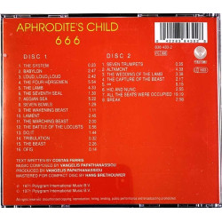 Aphrodites Child CD 666  2CD - CD