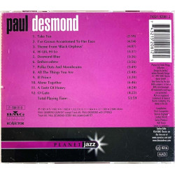 Desmond Paul CD Planet jazz  kansi EX levy EX Käytetty CD