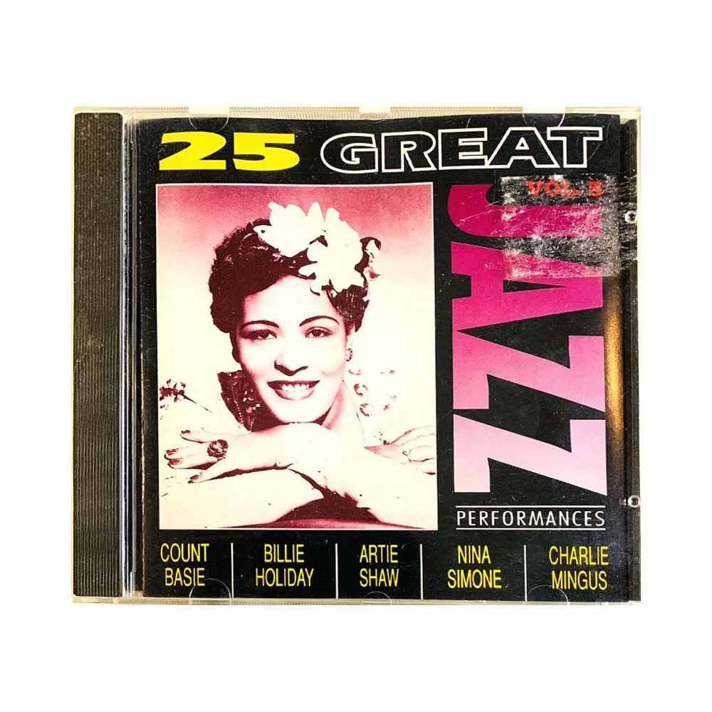 Quincy Jones, Nina Simone ym. CD 25 great jazz vol.3  kansi EX levy EX Käytetty CD