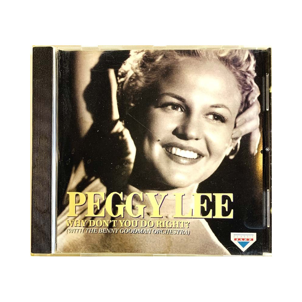 Lee Peggy CD Why don’t you do right?  kansi VG+ levy EX Käytetty CD